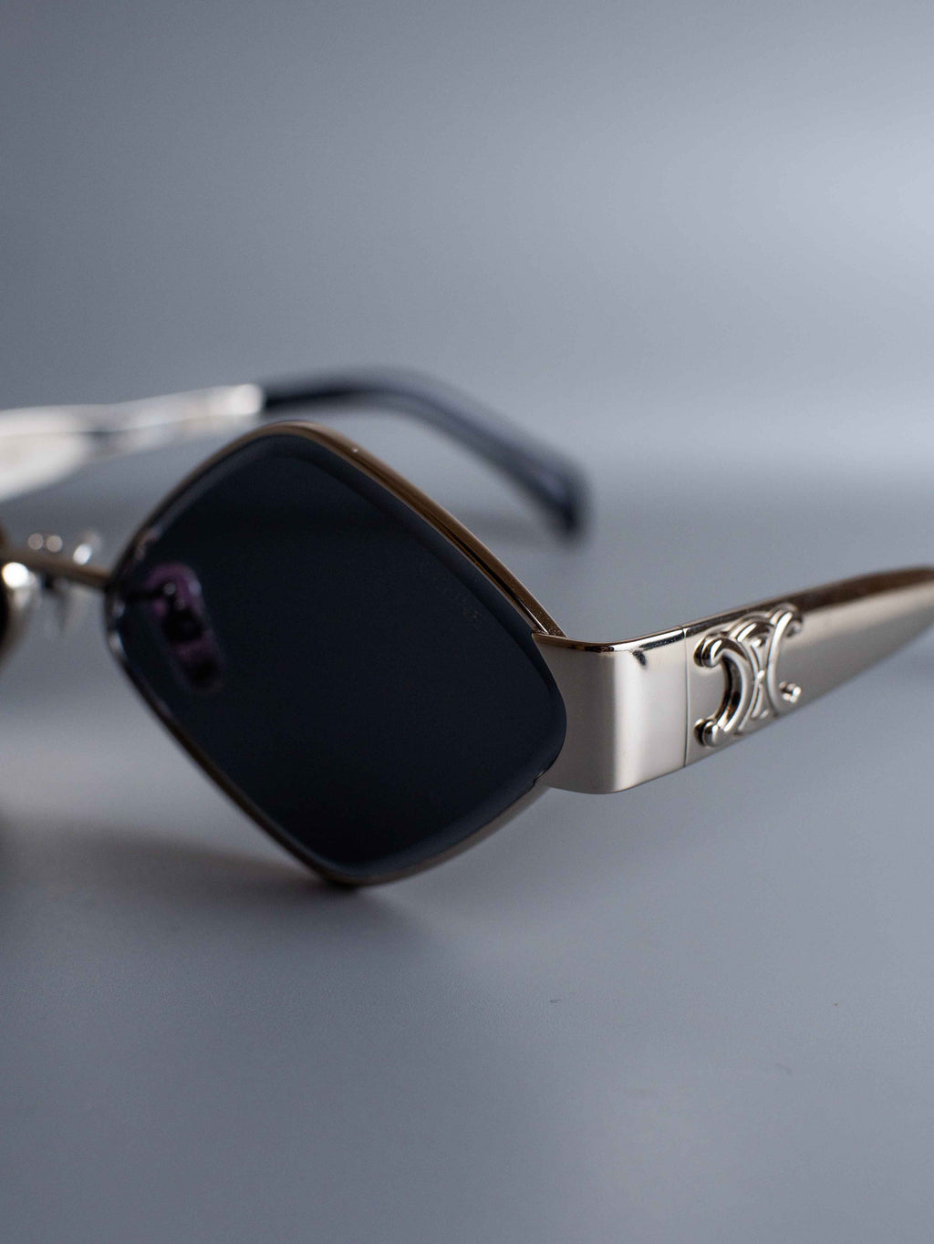 CELINE TRIOMPHE ROMBO PLATA