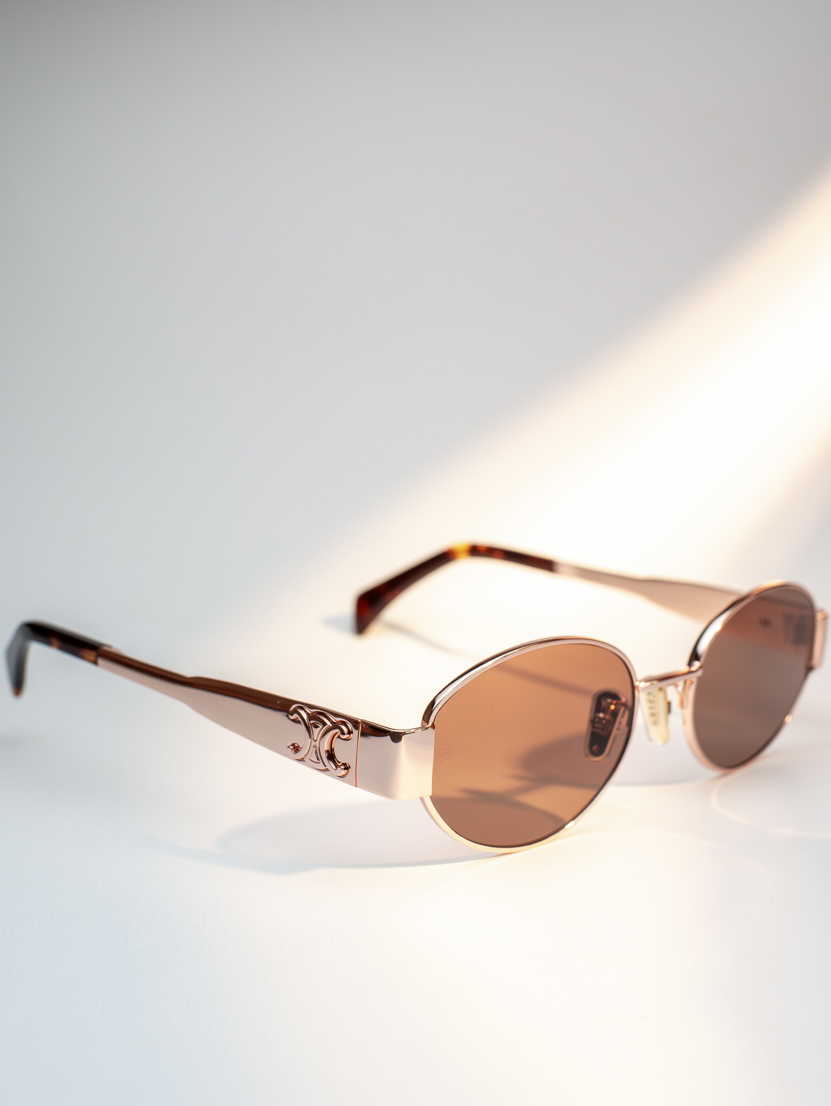 CELINE BROWN TRIOMPHE METAL 01