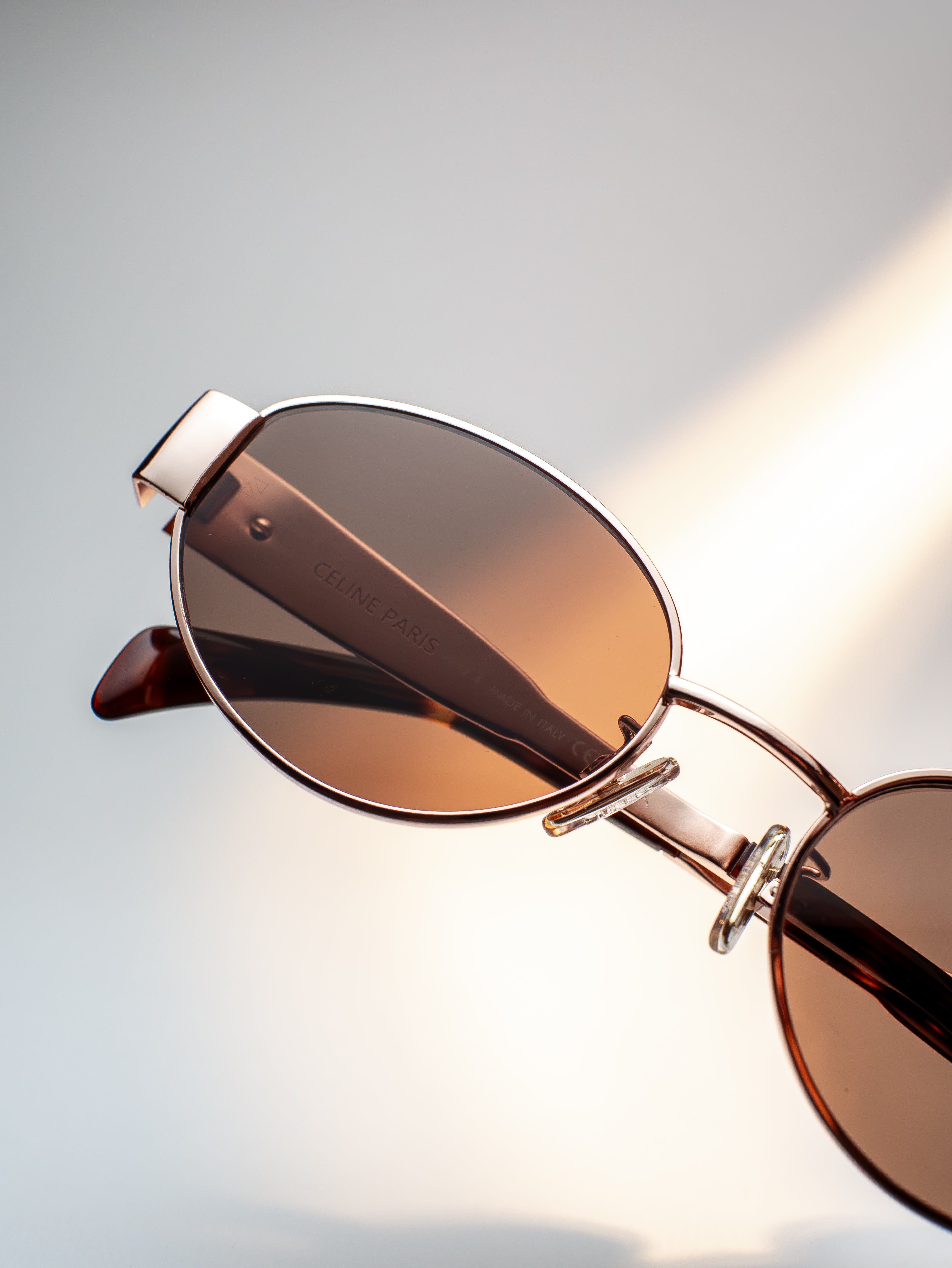 CELINE BROWN TRIOMPHE METAL 01